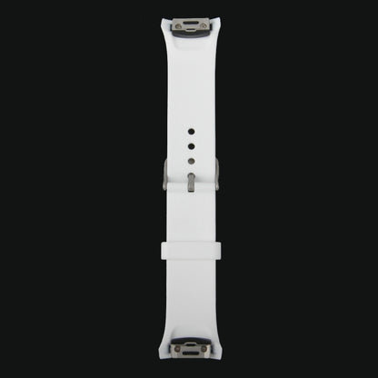 For Samsung Gear S2 Sport / Gear S2 Watch Solid Color Silicone Watchband(White) by bashfashion