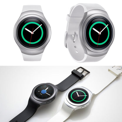 For Samsung Gear S2 Sport / Gear S2 Watch Solid Color Silicone Watchband(White) by bashfashion