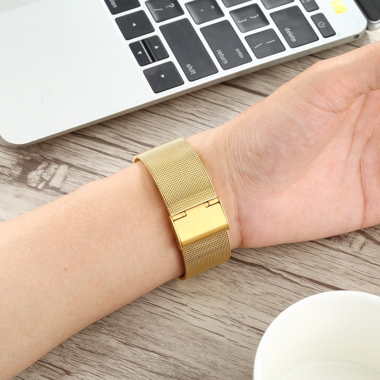 Stainless Steel Watch Band for Apple Watch Series 3 & 2 & 1 42mm(Gold) by bashfashion