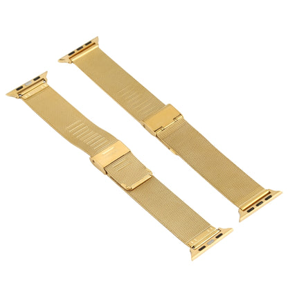 Stainless Steel Watch Band for Apple Watch Series 3 & 2 & 1 38mm(Gold) by bashfashion