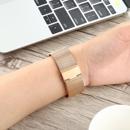 Stainless Steel Watch Band for Apple Watch Series 3 & 2 & 1 38mm(Rose Gold) by bashfashion