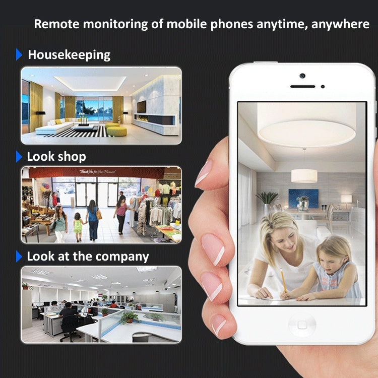 720P HD 1.0 MP Wireless IP Camera, Support Infrared Night Vision / Motion Detection / APP Control, AU Plug by bashfashion