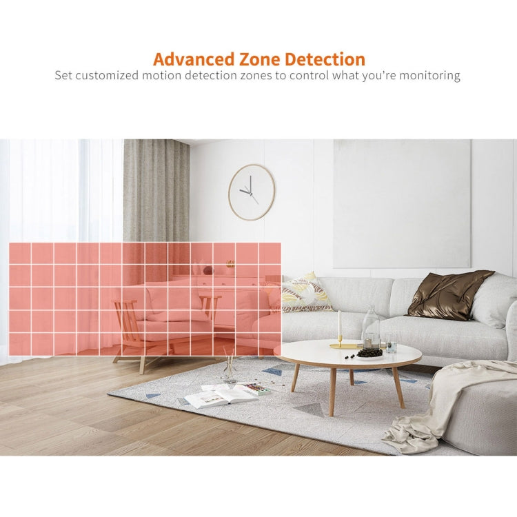 SriHome SH025 2.0 Million Pixels 1080P HD AI Auto-tracking IP Camera, Support Two Way Audio / Motion Tracking / Humanoid Detection / Night Vision / TF Card, UK Plug by SriHome