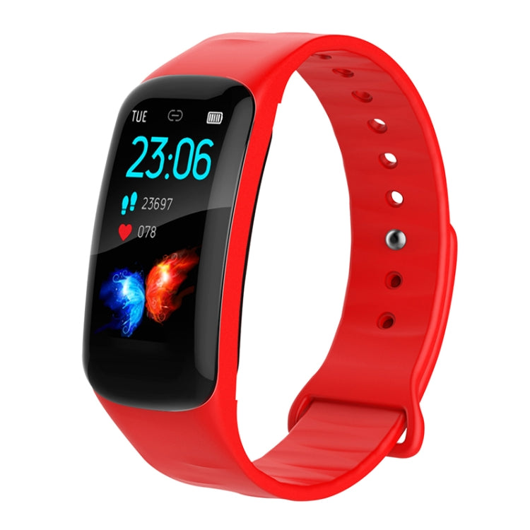 H29 1.14 inches IPS Color Screen Smart Bracelet IP67 Waterproof, Support Step Counting / Call Reminder / Heart Rate Monitoring / Sleep Monitoring (Red) by bashfashion
