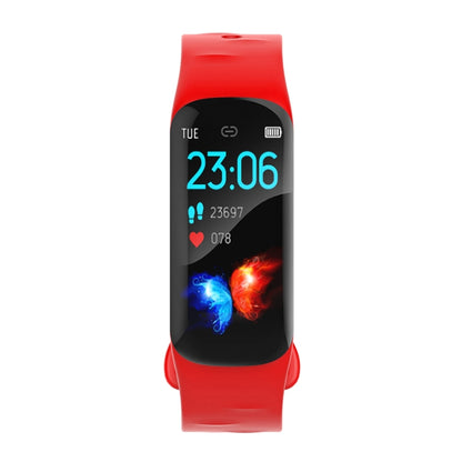 H29 1.14 inches IPS Color Screen Smart Bracelet IP67 Waterproof, Support Step Counting / Call Reminder / Heart Rate Monitoring / Sleep Monitoring (Red) by bashfashion