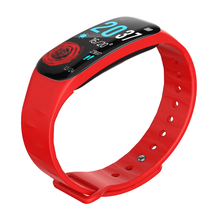 H29 1.14 inches IPS Color Screen Smart Bracelet IP67 Waterproof, Support Step Counting / Call Reminder / Heart Rate Monitoring / Sleep Monitoring (Red) by bashfashion