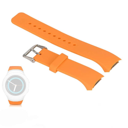 Solid Color Watch Band for Galaxy Gear S2 R720(Orange) by bashfashion