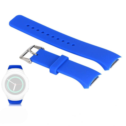 Solid Color Watch Band for Galaxy Gear S2 R720(Blue) by bashfashion