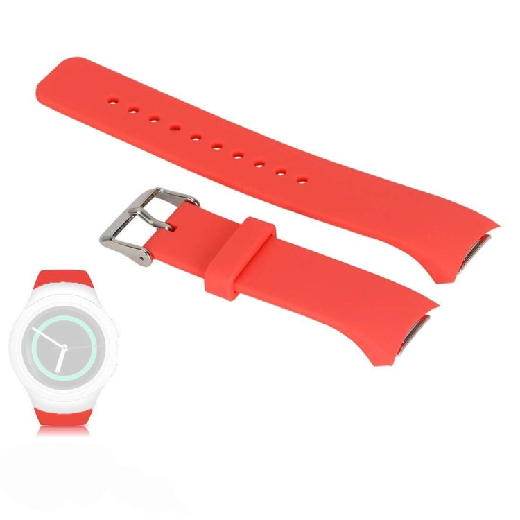 Solid Color Watch Band for Galaxy Gear S2 R720(Melon Red) by bashfashion