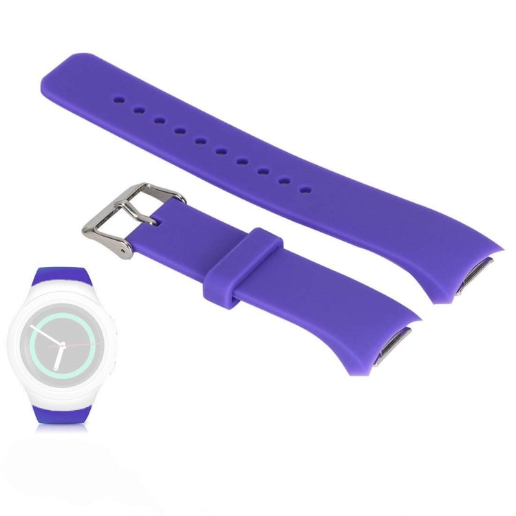 Solid Color Watch Band for Galaxy Gear S2 R720(Purple) by bashfashion
