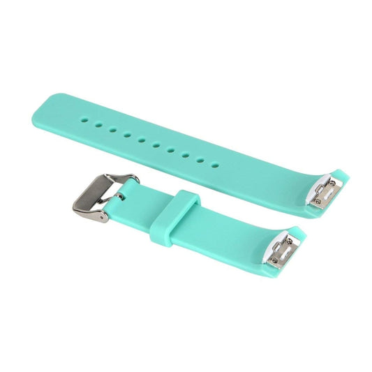 Solid Color Watch Band for Galaxy Gear S2 R720(Cyan) by bashfashion