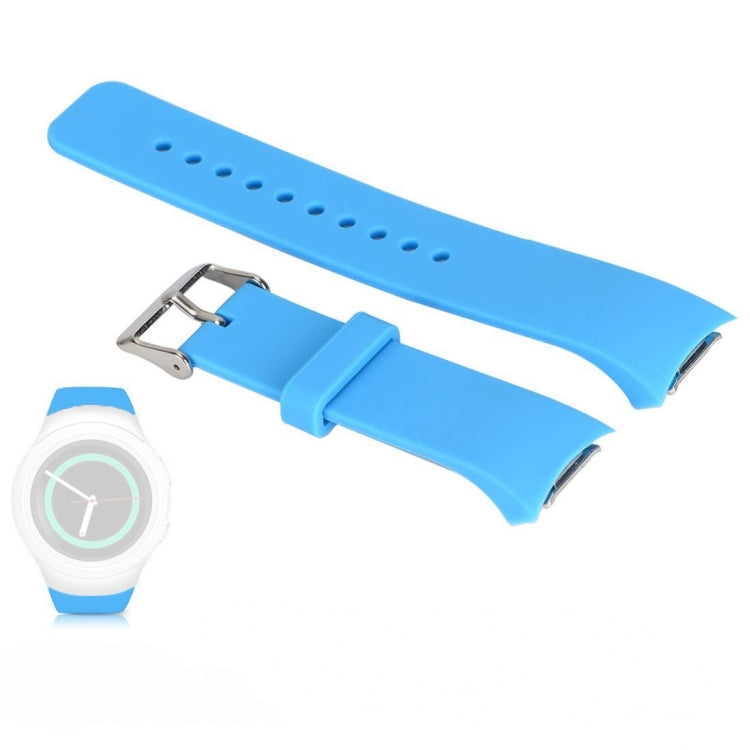 Solid Color Watch Band for Galaxy Gear S2 R720(Sky Blue) by bashfashion