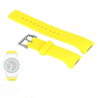 Solid Color Watch Band for Galaxy Gear S2 R720(Yellow) by bashfashion