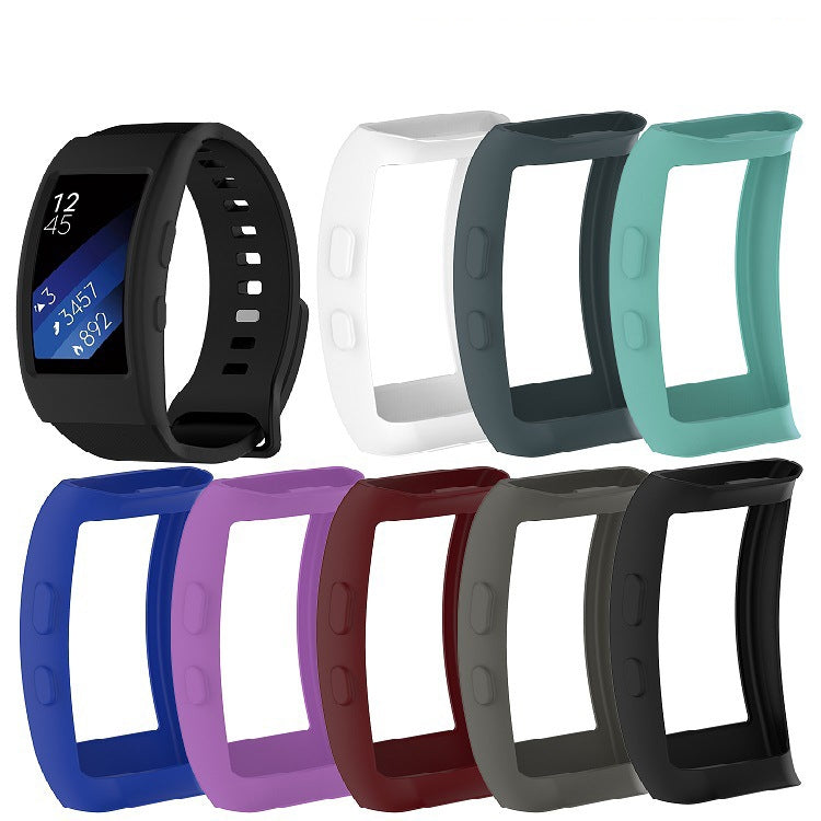For Galaxy Gear Fit2 / Fit2 Pro R360 Watch Protective Case(Cyan) by bashfashion