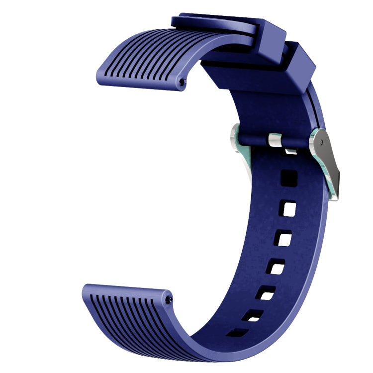 Vertical Grain Watch Band for Galaxy Watch 42mm(Dark Blue) by bashfashion