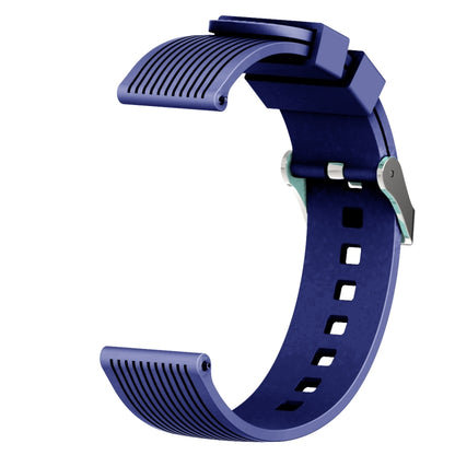 Vertical Grain Watch Band for Galaxy Watch 42mm(Dark Blue) by bashfashion