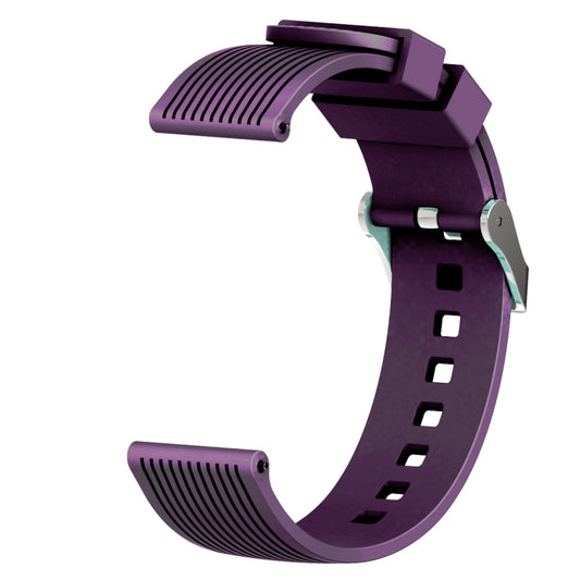 Vertical Grain Watch Band for Galaxy Watch 42mm(Purple) by bashfashion