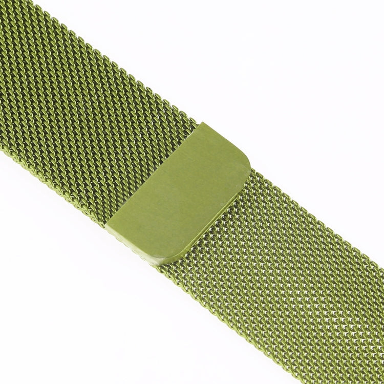 Milanese Loop Magnetic Stainless Steel Watch Band for Apple Watch Ultra 49mm&Watch Ultra 2 49mm / Series 10 46mm / 9&8&7 45mm / SE 3&SE 2&6&SE&5&4 44mm / 3&2&1 42mm(Army Green) by bashfashion