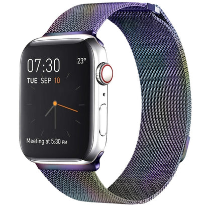 Milanese Loop Magnetic Stainless Steel Watch Band for Apple Watch Ultra 49mm&Watch Ultra 2 49mm / Series 10 46mm / 9&8&7 45mm / SE 3&SE 2&6&SE&5&4 44mm / 3&2&1 42mm(Colour) by bashfashion