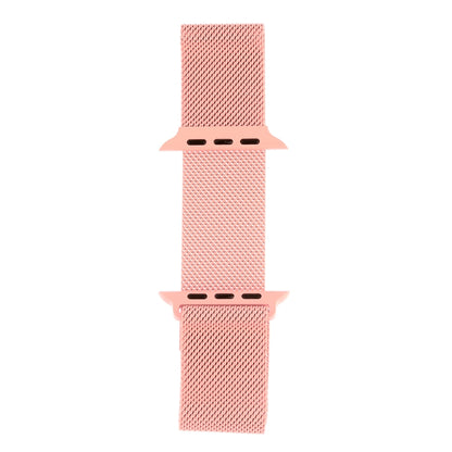Milanese Loop Magnetic Stainless Steel Watch Band for Apple Watch Ultra 49mm&Watch Ultra 2 49mm / Series 10 46mm / 9&8&7 45mm / SE 3&SE 2&6&SE&5&4 44mm / 3&2&1 42mm(Pink) by bashfashion