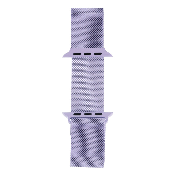 Milanese Loop Magnetic Stainless Steel Watch Band for Apple Watch Ultra 49mm&Watch Ultra 2 49mm / Series 10 46mm / 9&8&7 45mm / SE 3&SE 2&6&SE&5&4 44mm / 3&2&1 42mm(Light Purple) by bashfashion