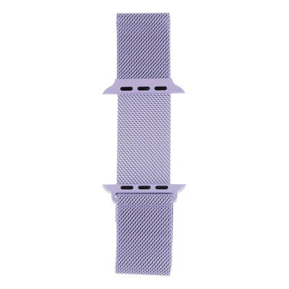 Milanese Loop Magnetic Stainless Steel Watch Band for Apple Watch Ultra 49mm&Watch Ultra 2 49mm / Series 10 46mm / 9&8&7 45mm / SE 3&SE 2&6&SE&5&4 44mm / 3&2&1 42mm(Light Purple) by bashfashion