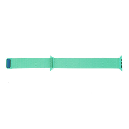Milanese Loop Magnetic Stainless Steel Watch Band for Apple Watch Ultra 49mm&Watch Ultra 2 49mm / Series 10 46mm / 9&8&7 45mm / SE 3&SE 2&6&SE&5&4 44mm / 3&2&1 42mm(Mint Green) by bashfashion