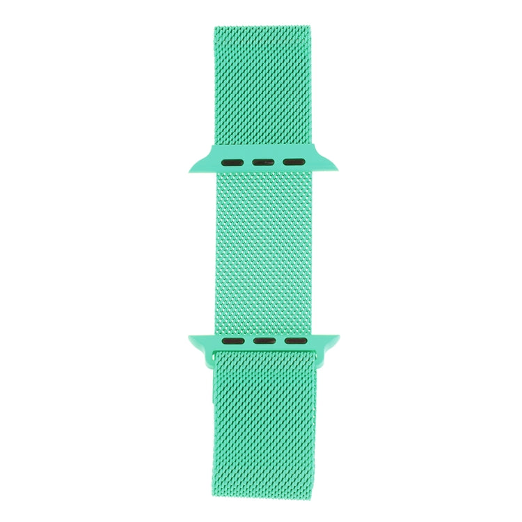 Milanese Loop Magnetic Stainless Steel Watch Band for Apple Watch Ultra 49mm&Watch Ultra 2 49mm / Series 10 46mm / 9&8&7 45mm / SE 3&SE 2&6&SE&5&4 44mm / 3&2&1 42mm(Mint Green) by bashfashion