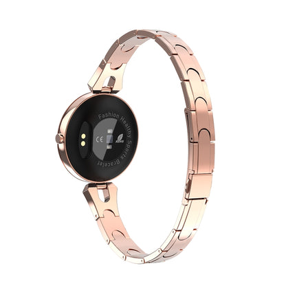 AK15 Fashion Smart Female Bracelet, 1.08 inch Color LCD Screen, IP67 Waterproof, Support Heart Rate Monitoring / Sleep Monitoring / Remote Photography (Rose Gold) by bashfashion