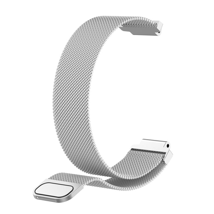 Milanese Watch Band for Garmin Forerunner 235 26cm(Silver) by bashfashion