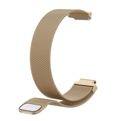Milanese Watch Band for Garmin Forerunner 235 22cm(Champagne Gold) by bashfashion