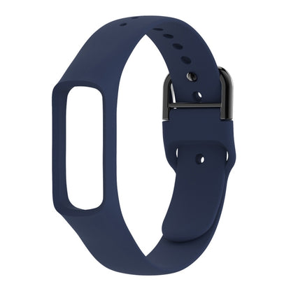 Smart Watch Pure Color Silicone Watch Band for Galaxy Fit-e(Dark Blue) by bashfashion