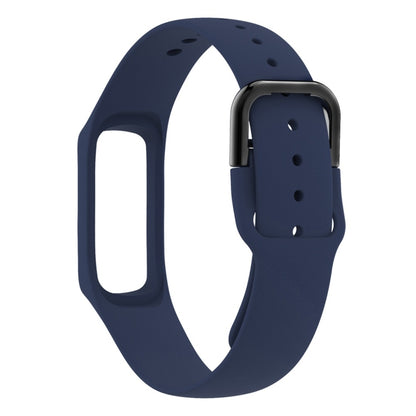 Smart Watch Pure Color Silicone Watch Band for Galaxy Fit-e(Dark Blue) by bashfashion