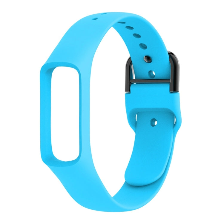 Smart Watch Pure Color Silicone Watch Band for Galaxy Fit-e(Sky Blue) by bashfashion