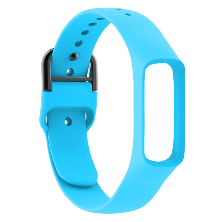 Smart Watch Pure Color Silicone Watch Band for Galaxy Fit-e(Sky Blue) by bashfashion