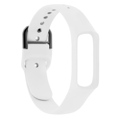 Smart Watch Pure Color Silicone Watch Band for Galaxy Fit-e(White) by bashfashion