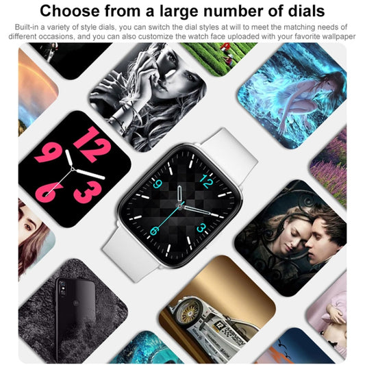 G12 1.7 inch IPS Screen Smart Watch, Support Bluetooth Calling / Body Temperature Monitoring (Black) by bashfashion