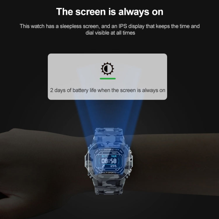 i2 Sports Smart Watch, Support Heart Rate / Blood Pressure / Oximeter Monitor (Black) by bashfashion