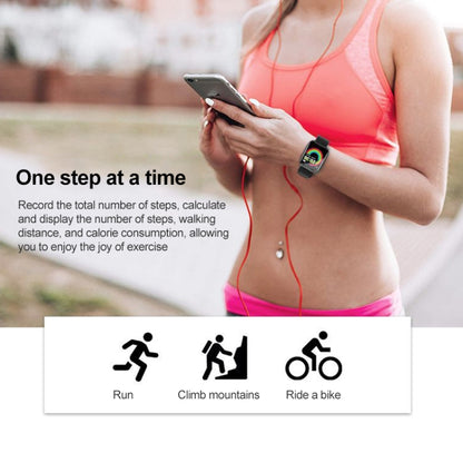 Y68 1.44 inch Smart Watch, Support Heart Rate Blood Pressure Blood Oxygen Monitoring (White) by bashfashion