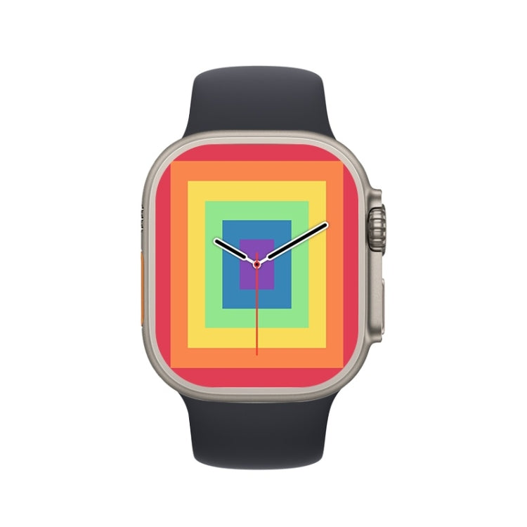 T800 Ultra 1.99 inch Silicone Band Smart Watch Support Heart Rate / ECG (Black) by bashfashion