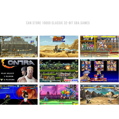 X6 4.3 inch Screen Retro Portable Game Console with 3MP Camera, Built-in 10000 Games, Supports E-book / Recording / Music Playing / Video Playing(White) by bashfashion