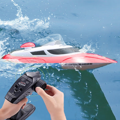 HongXunJie HJ806 2.4Ghz Water Cooling High Speed Racing Boats with Remote Controller, Auto Flip Function, 200m Control Distance(Red) by bashfashion