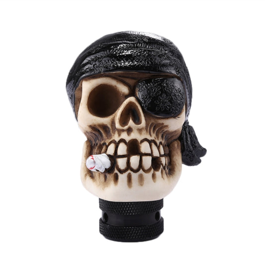 Pirate Skull Shaped Universal Vehicle Car Shifter Cover Manual Automatic Gear Shift Knob (Black) by bashfashion