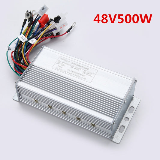 48V 500W 12-tube Brushless Intelligent Dual-mode Two-wheel Three-wheel Electric Vehicle Controller by bashfashion