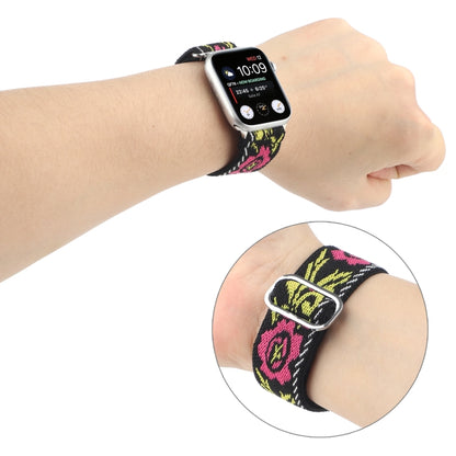 Metal Japanese Buckle Elastic Nylon Watch Band For Apple Watch Ultra 49mm&Watch Ultra 2 49mm / Series 9&8&7 45mm / SE 3&SE 2&6&SE&5&4 44mm / 3&2&1 42mm(6) by bashfashion