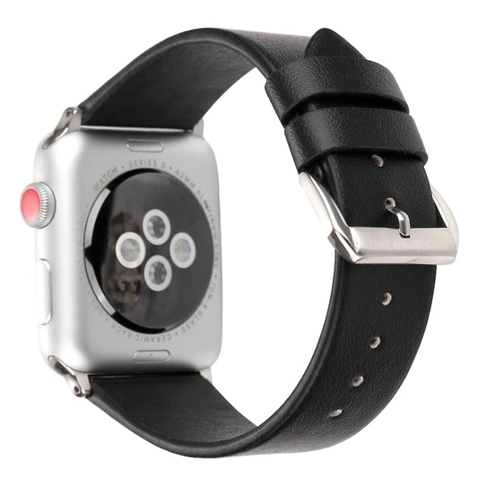Love Series Leather Watch Band For Apple Watch Series 9&8&7 41mm / SE 3&SE 2&6&SE&5&4 40mm / 3&2&1 38mm(Love On Black) by bashfashion