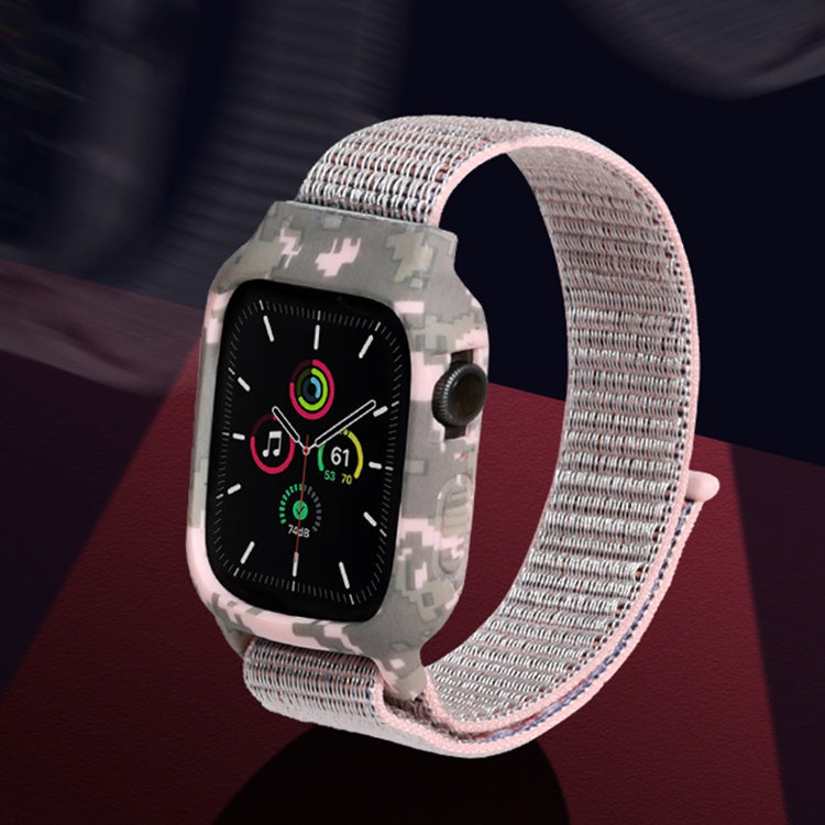 Nylon Wrist Strap Watch Bands For Apple Watch Series 7 41mm / 6 & SE & 5 & 4 40mm / 3 & 2 & 1 38mm(Cape Blue) by bashfashion