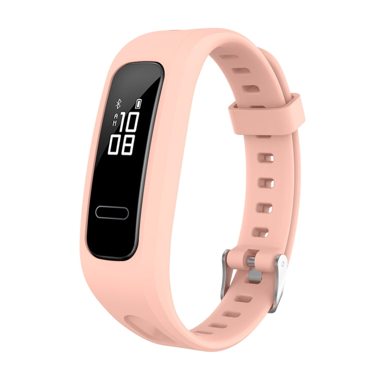 For Huawei Honor Band 4 Running Version / Band 3e Universal Silicone Watch Band(Light Pink) by bashfashion