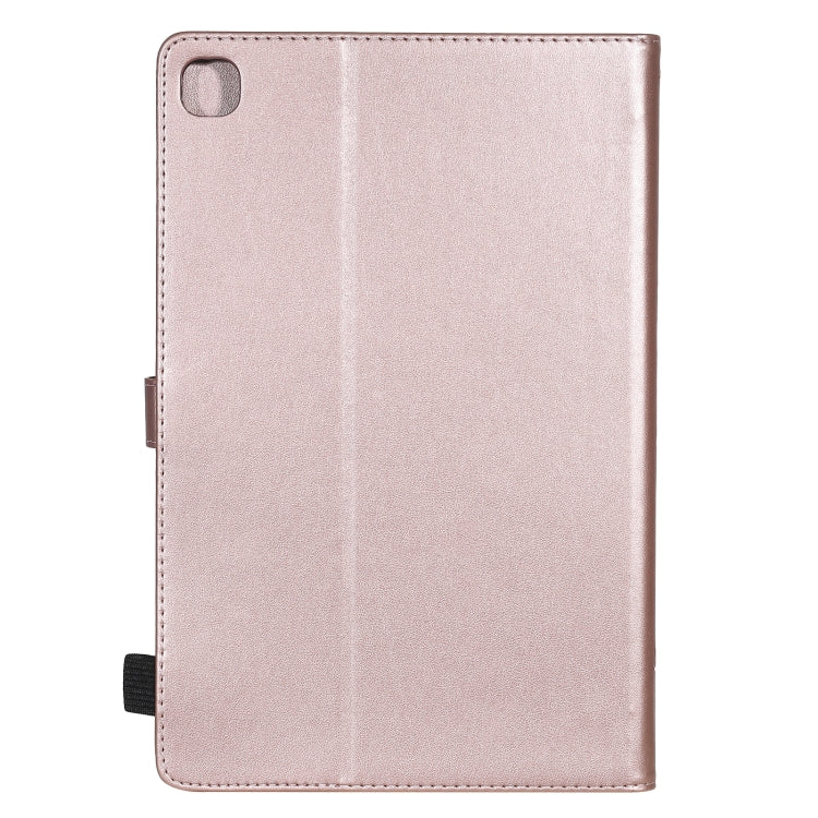 For Samsung Galaxy S6 Lite P610 Cat Bee Embossing Pattern Shockproof Table PC Protective Horizontal Flip Leather Case with Holder & Card Slots & Wallet & Pen Slot & Wake-up / Sleep Function(Rose Gold) by bashfashion