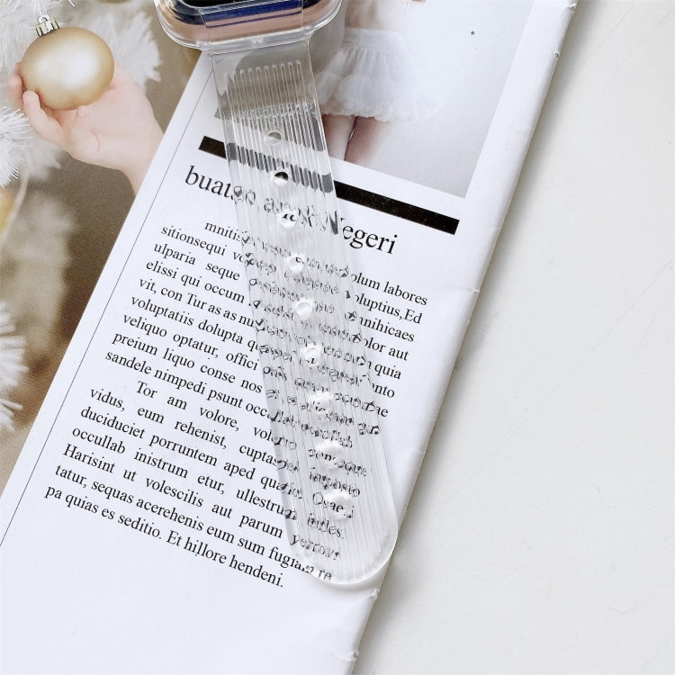 Candy Color Transparent TPU Watch Band For Apple Watch Series 3 & 2 & 1 38mm(Green) by bashfashion